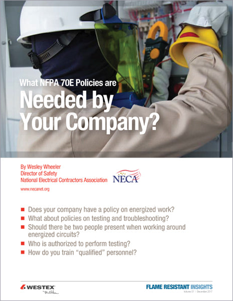 What NFPA 70E Policies are Needed by Your Company